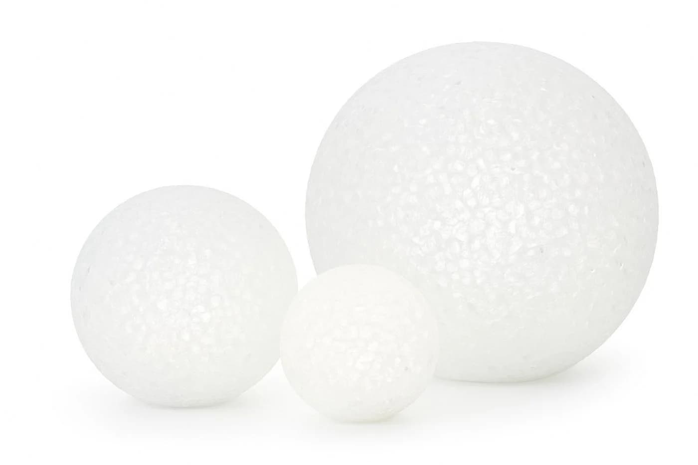mucHome LED Kugelleuchte 3er Set Soft Ø 6/8/10cm