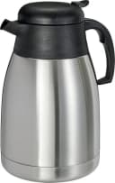 mucHome Thermoskanne 1,5L Edelstahl Doppelwandig Einhandbedienung Bild 4