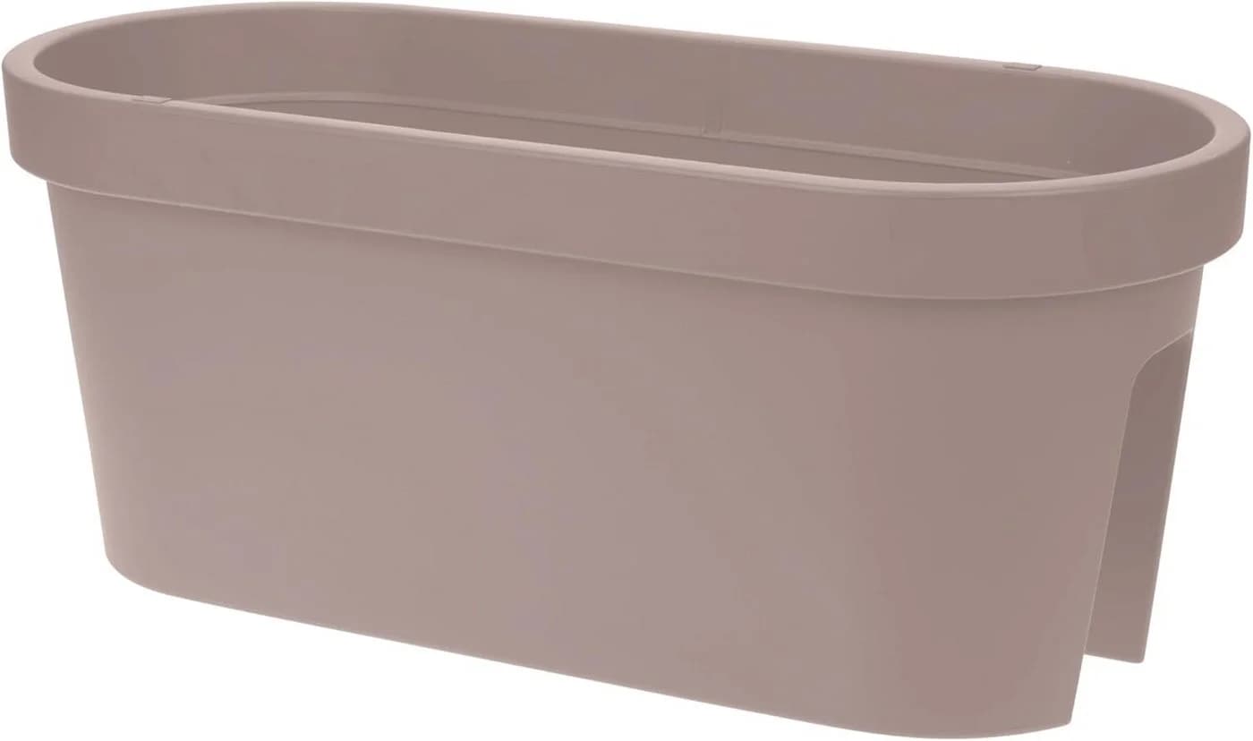 mucHome Balkonkasten für Geländer 60cm Kunststoff Blumenkasten Blumentopf Pflanztopf - Bild 2