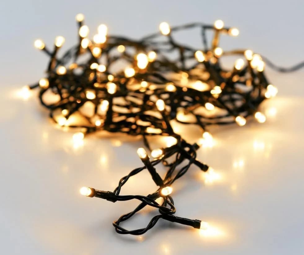 mucHome LED-Lichterkette warmweiß mit Timer und 8 Funktionen - Bild 2