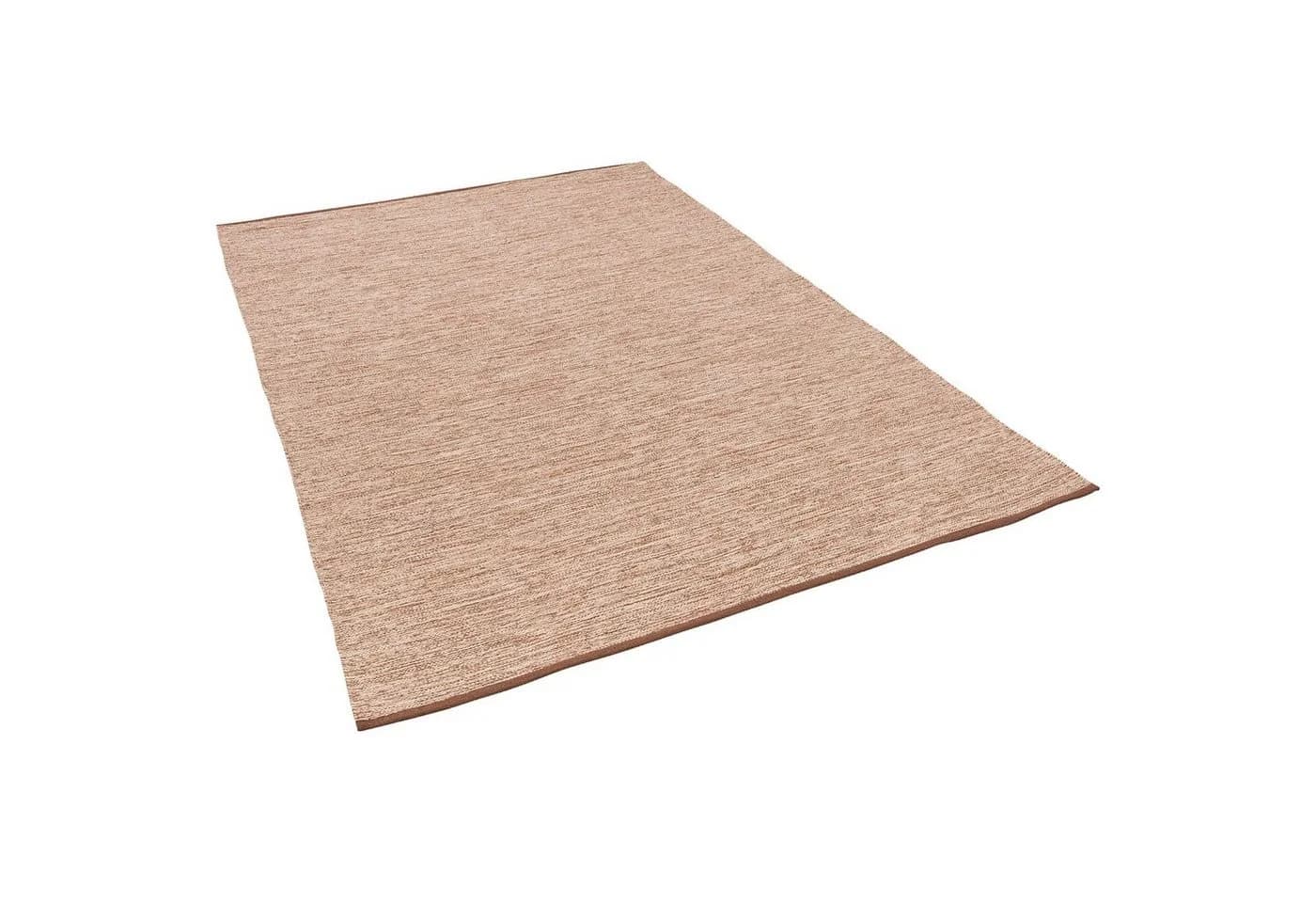 Pergamon Kelim Teppich Baumwolle Beige Modern Handgewebt - Bild 5
