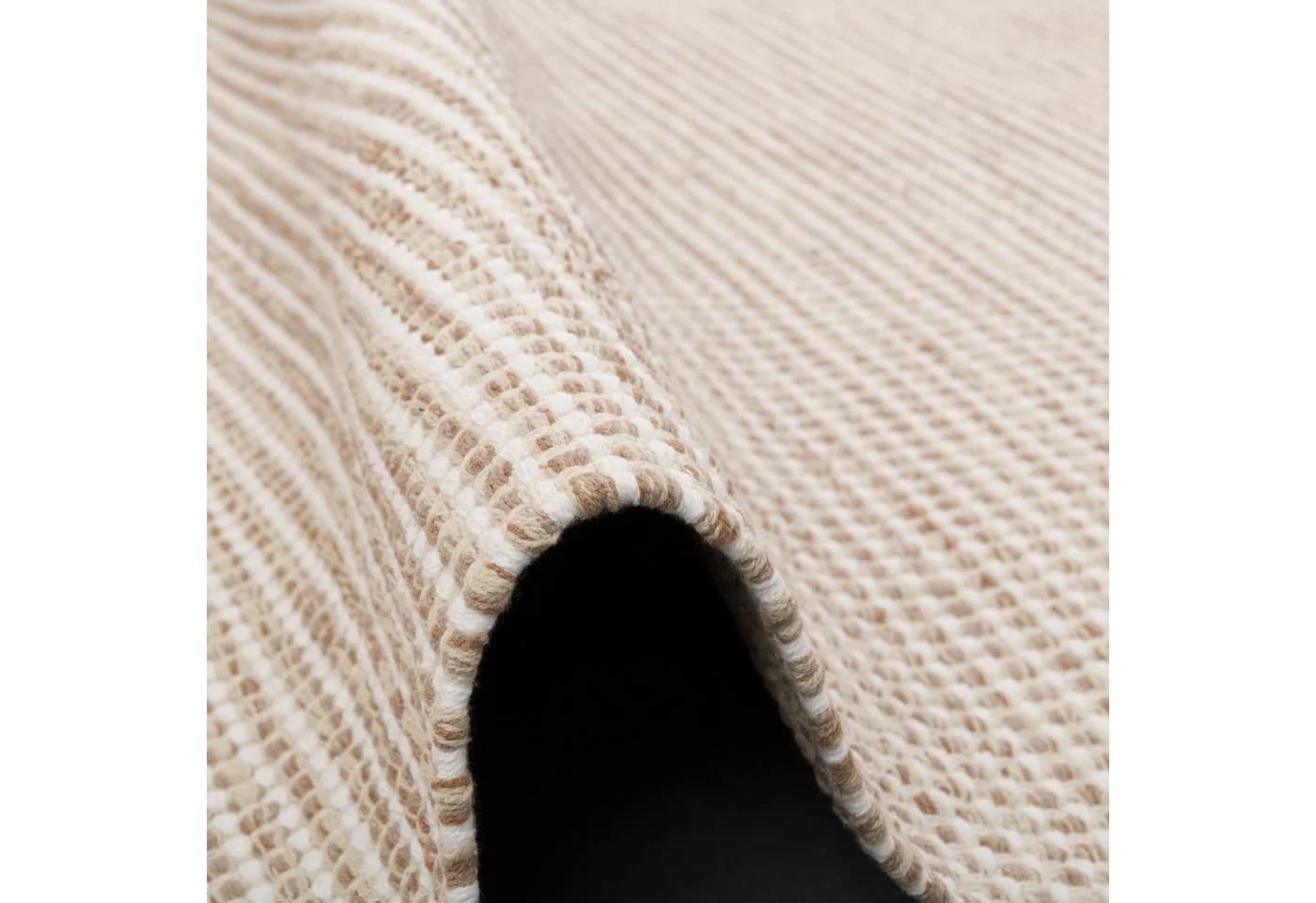Pergamon Kelim Teppich Sandy Baumwolle Modern Beige - Bild 3