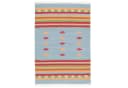 Pergamon Kelim Teppich Lina Stripes Baumwolle Bunt Handgewebt Bild 1
