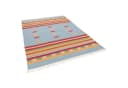 Pergamon Kelim Teppich Lina Stripes Baumwolle Bunt Handgewebt Bild 5