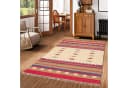 Pergamon Kelim Teppich Lina Trend Baumwolle Rot Rechteckig Bild 2