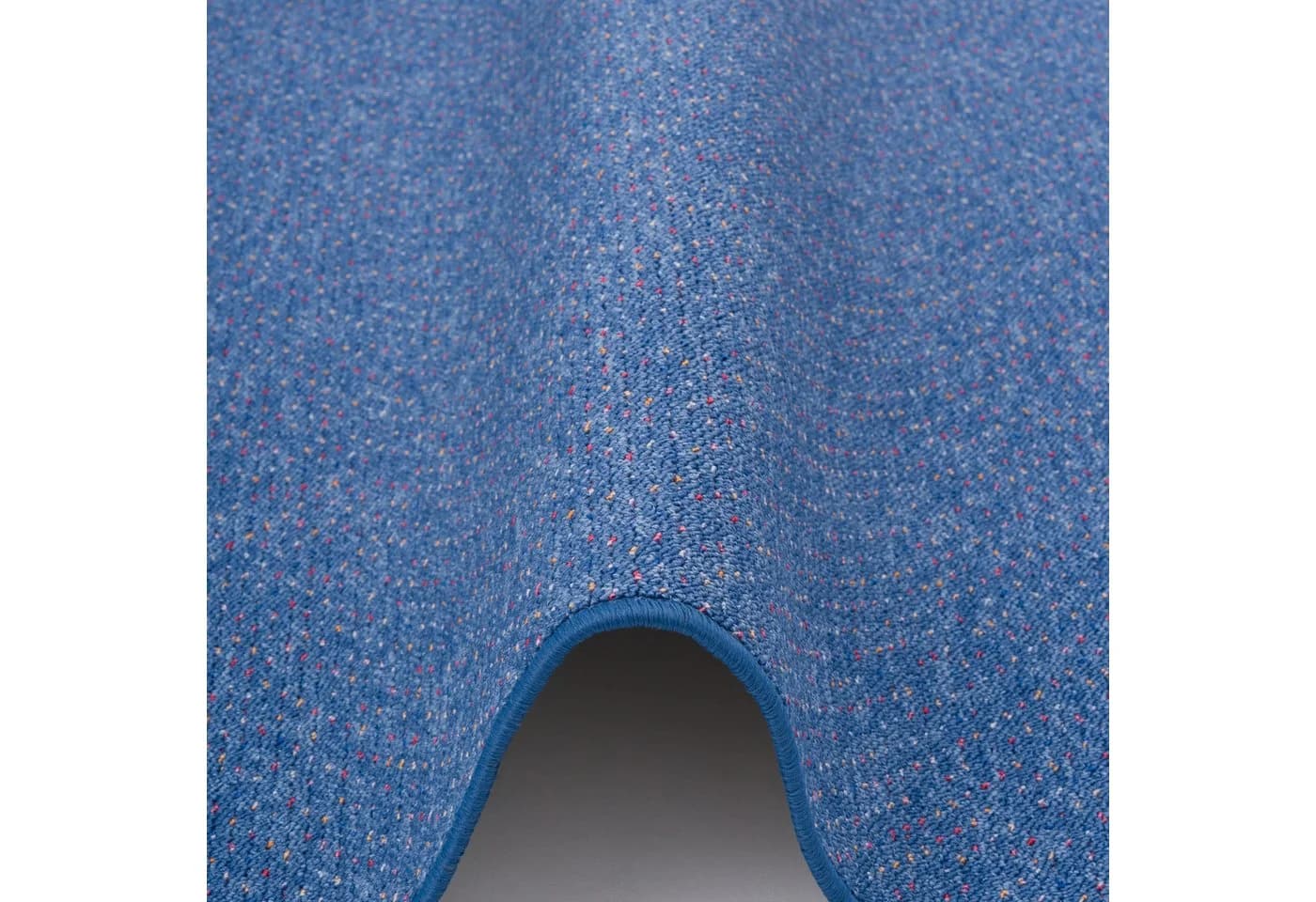 Snapstyle Veloursteppich Läufer Alma Meliert Blau Schlingen Teppich - Bild 3