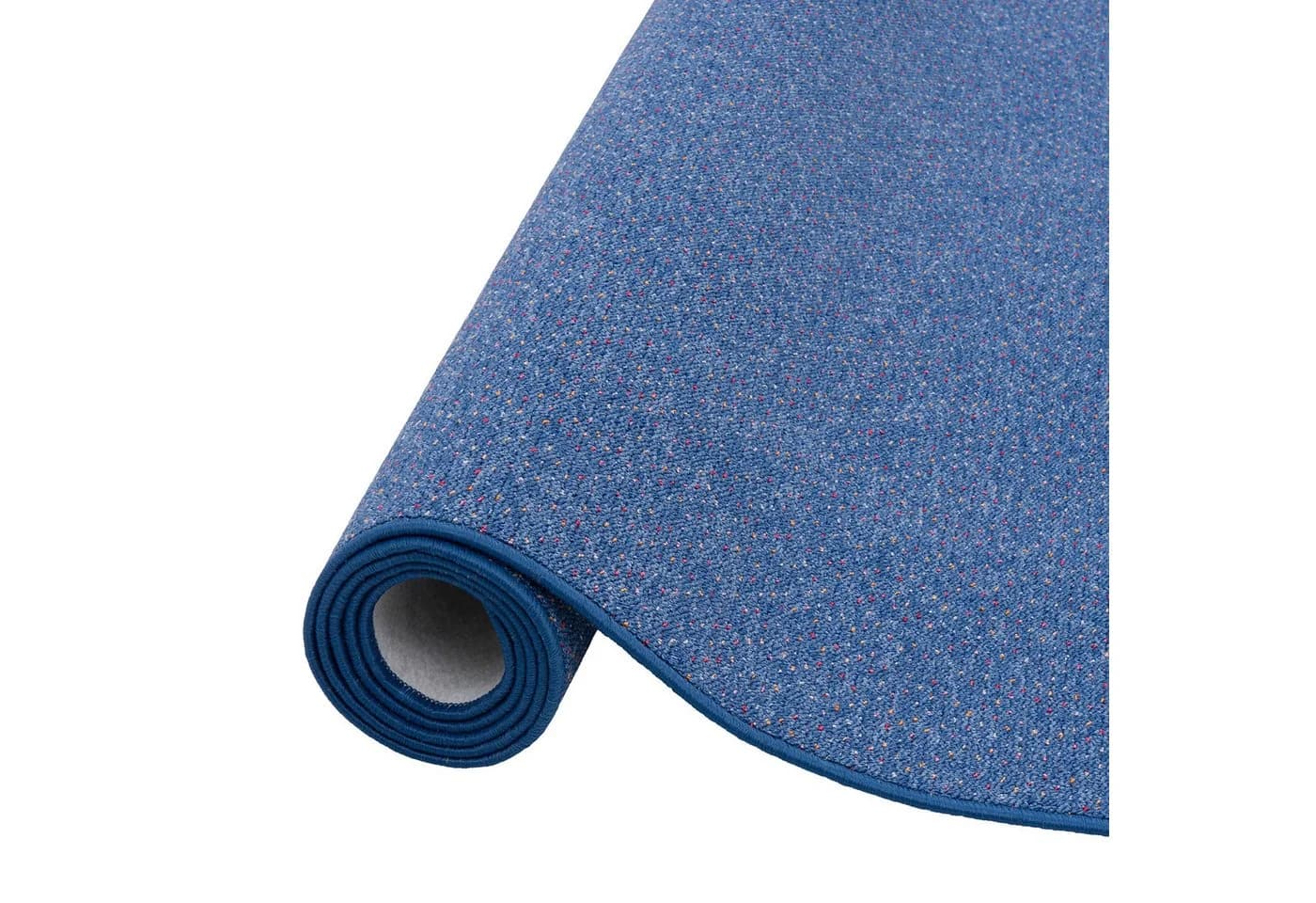 Snapstyle Veloursteppich Läufer Alma Meliert Blau Schlingen Teppich - Bild 4