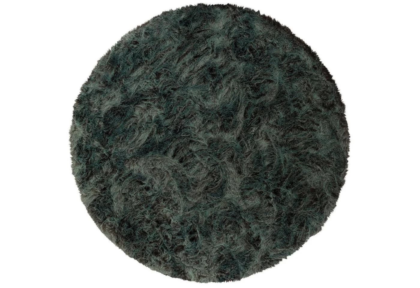 Pergamon Aspen Fellteppich Rund Meliert Super Soft 50mm