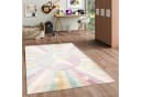 Pergamon Kinderteppich Maui Kids Rainbow Star Bunt Handkonturenschnitt Bild 2
