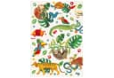 Pergamon Kinderteppich Maui Kids Urwald Bunt Handkonturenschnitt Bild 1