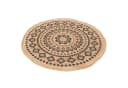 Pergamon Jute Teppich Nele Ethno Rund Beige Handgefertigt Bild 5