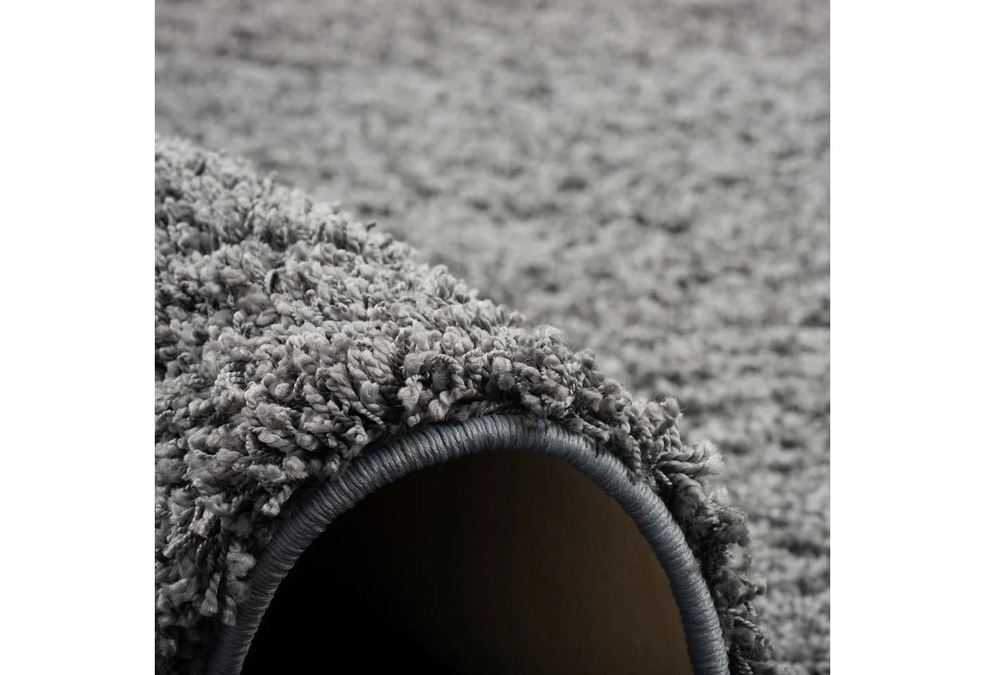 Snapstyle Hochflor-Teppich Milano Grau Rechteckig - Bild 3