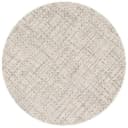 Snapstyle Outdoorteppich Oslo Rund Creme Kunstfaser Bild 1
