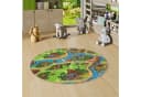 Snapstyle Kinderteppich Dino Welt Straßenlandschaft Grün Bild 2