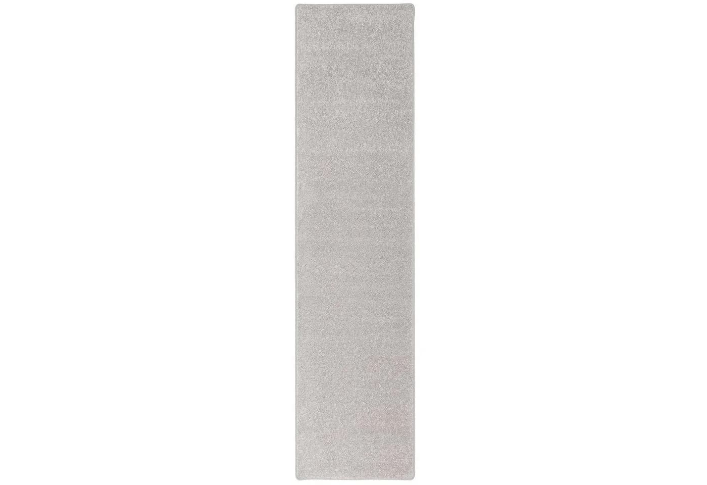 Snapstyle Läufer Cottage Hochflor Teppich Silbergrau Rechteckig