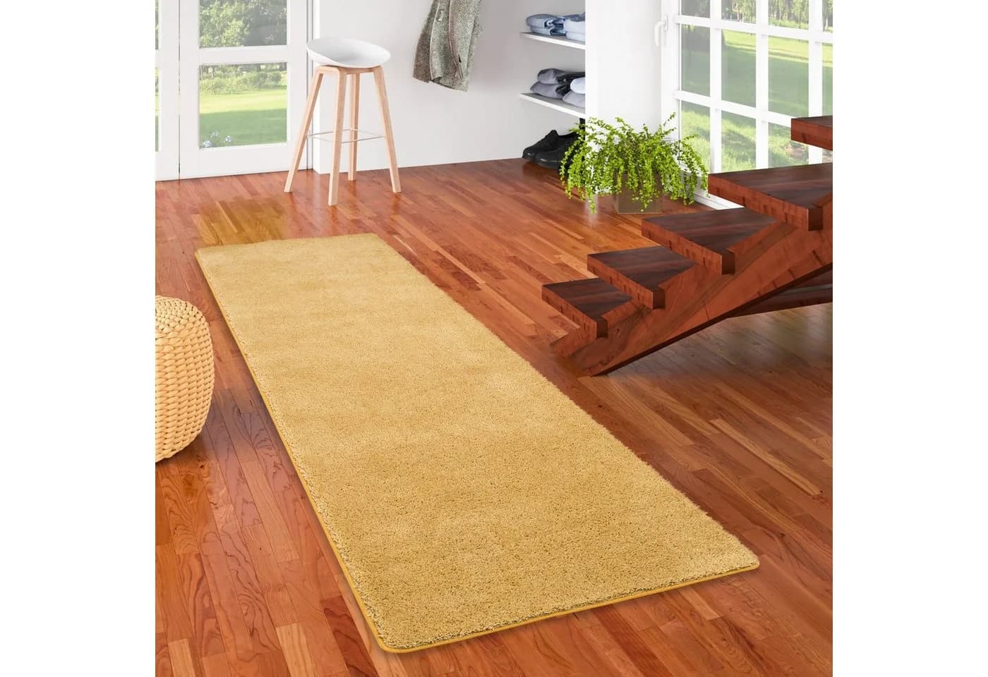 Snapstyle Läufer Teppich Palace Hochflor Curry - Bild 2