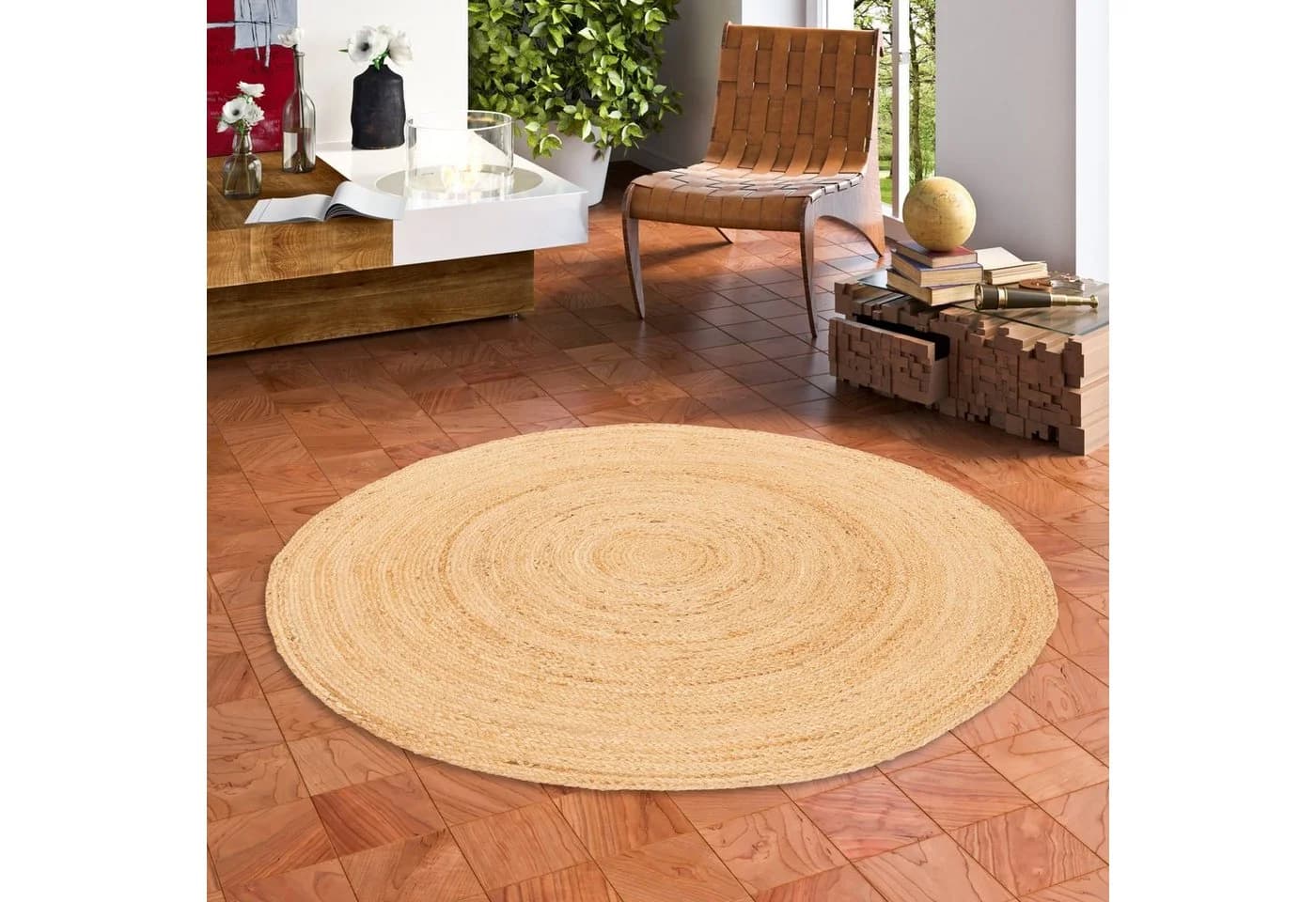 Pergamon Sisalteppich Jute Salsa Natur Rund - Bild 2