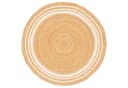 Pergamon Sisalteppich Naturfaser Jute Salsa Streifen Rund Bild 1