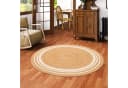 Pergamon Sisalteppich Naturfaser Jute Salsa Streifen Rund Bild 2