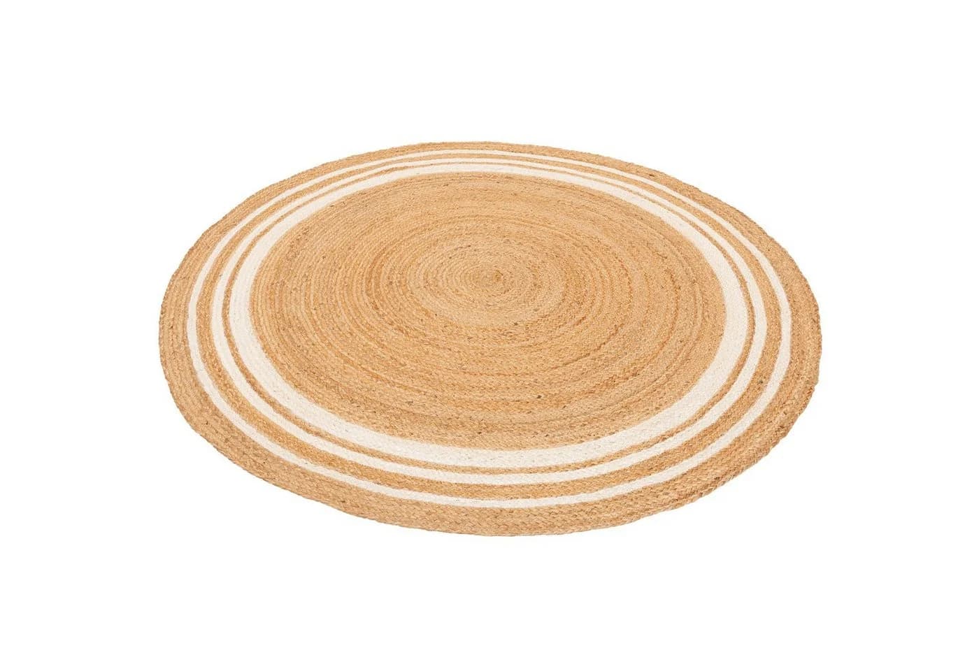 Pergamon Sisalteppich Naturfaser Jute Salsa Streifen Rund - Bild 5