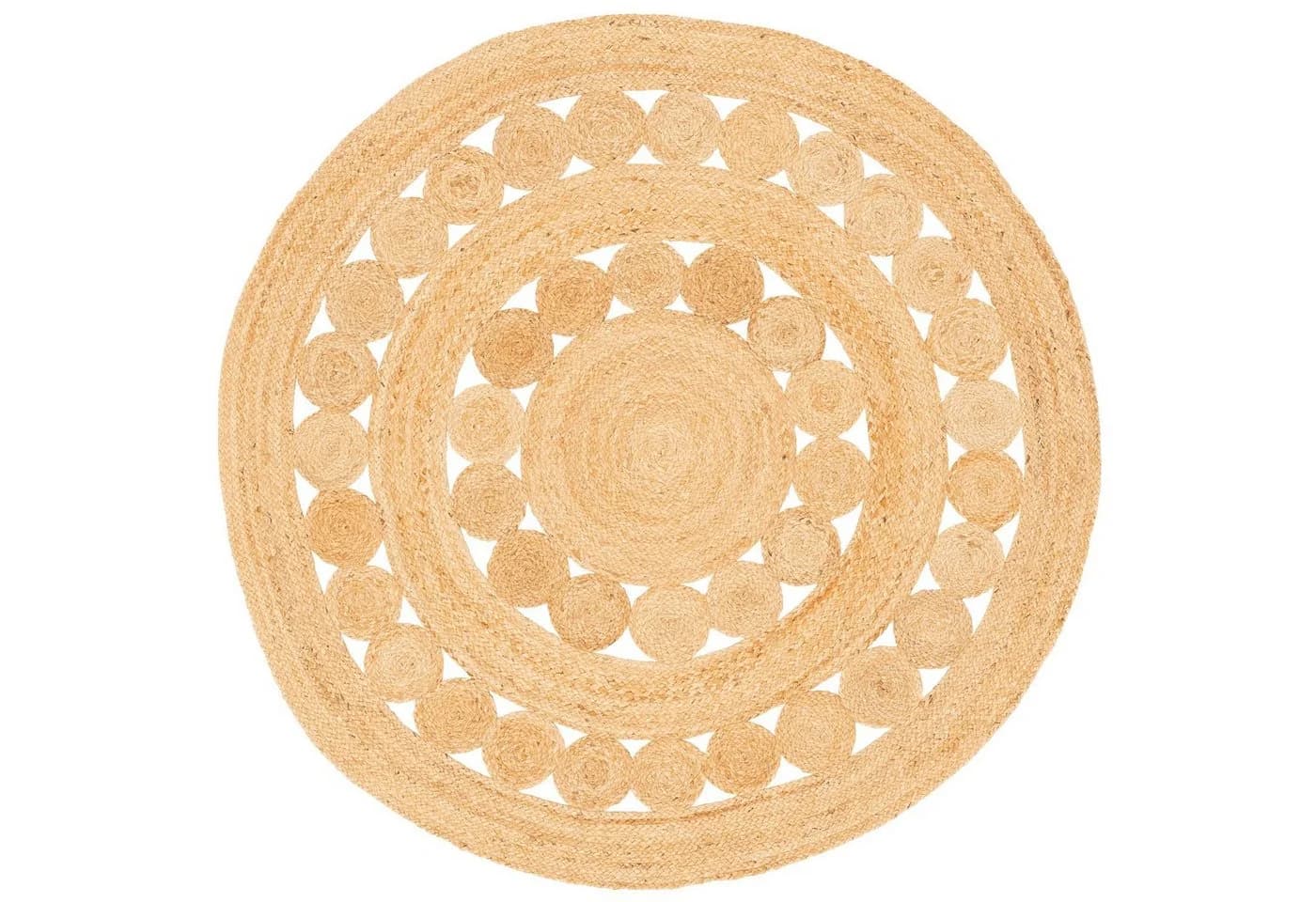 Pergamon Sisalteppich Naturfaser Jute Salsa Trend Rund