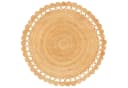 Pergamon Sisalteppich Jute Salsa Natur Boho Rund Bild 1