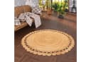 Pergamon Sisalteppich Jute Salsa Natur Boho Rund Bild 2