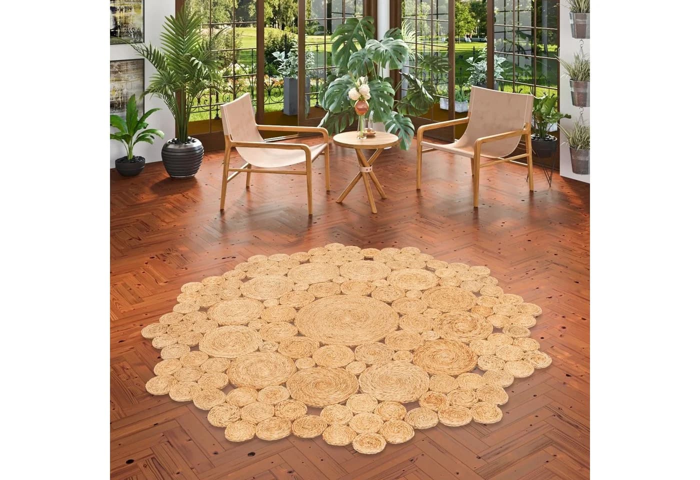 Pergamon Sisalteppich Jute Salsa Natur Circle Rund - Bild 2