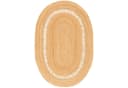Pergamon Sisalteppich Jute Salsa Modern Beige Oval Bild 1