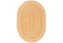 Pergamon Sisalteppich Jute Salsa Natur Uni Oval Bild 1