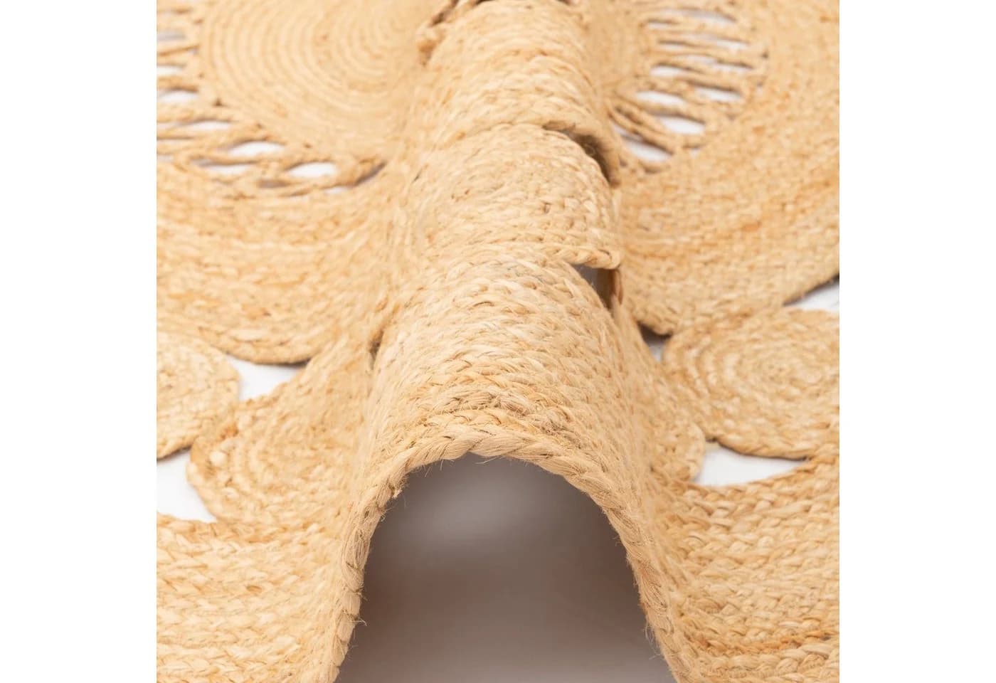 Pergamon Sisalteppich Jute Salsa Modern Rund Beige - Bild 3