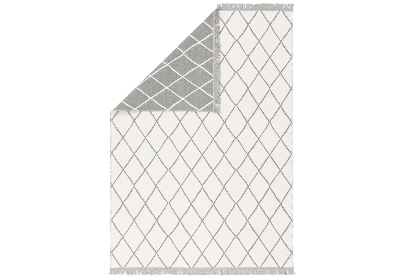 Pergamon Ethno Kelim Teppich Beidseitig, Rechteckig, 4 mm Höhe - Bild 4