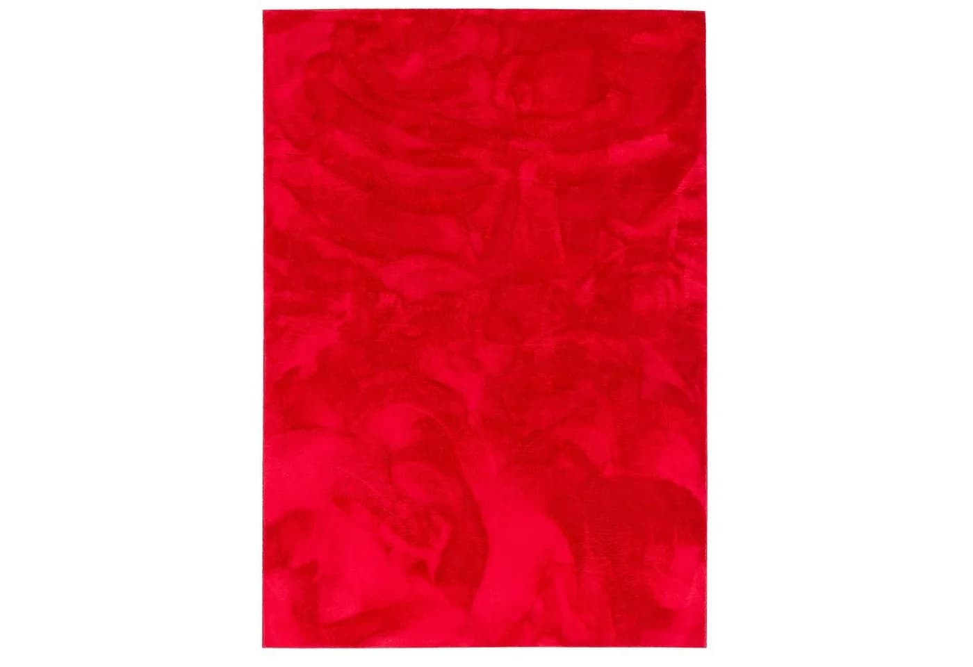 Pergamon Kinderteppich Pearl Kids Super Soft Fellteppich Rot Rechteckig