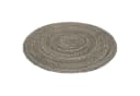 Pergamon Jute-Teppich Kaya Rund Grau Handgefertigt Bild 5