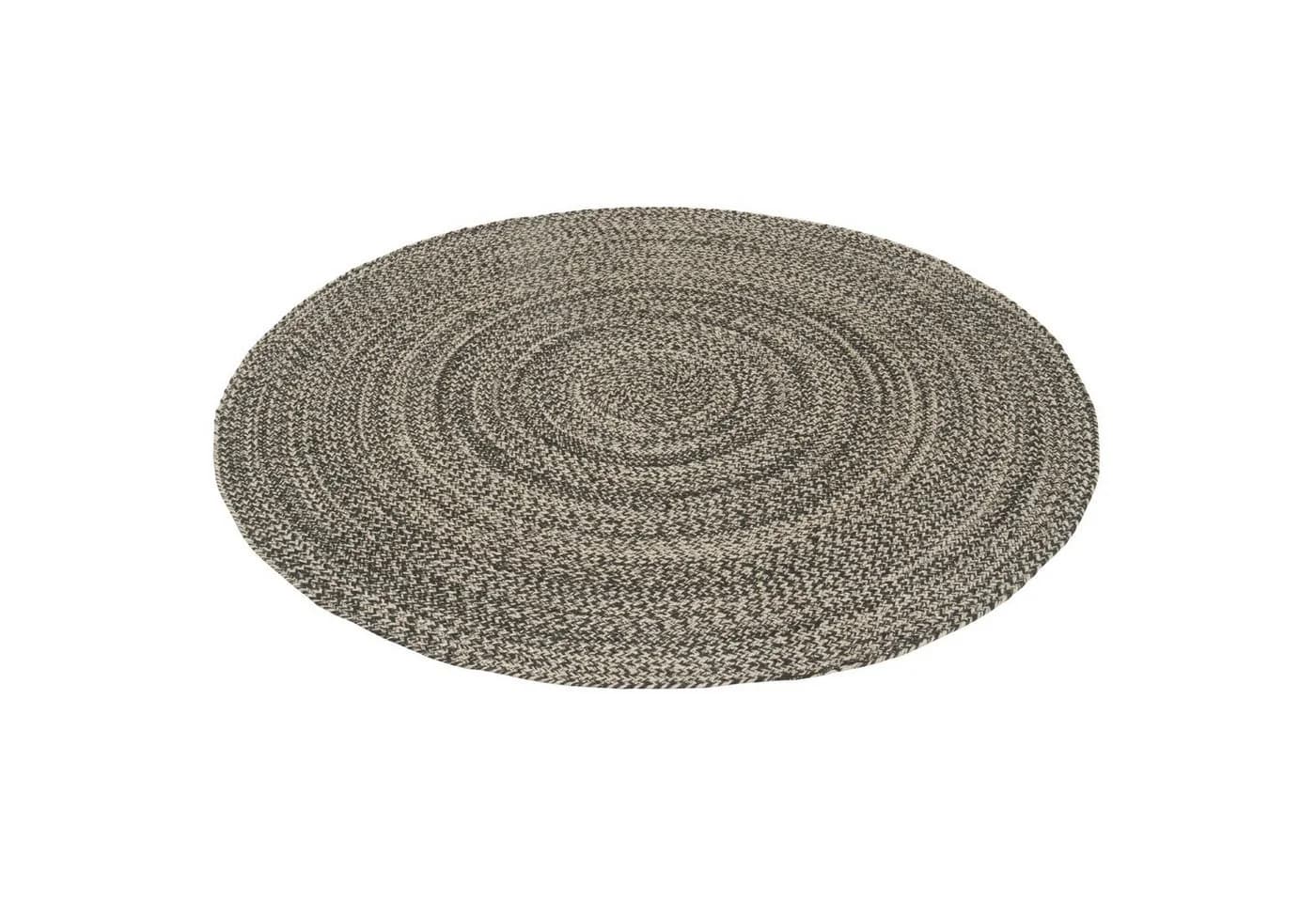 Pergamon Jute-Teppich Kaya Rund Grau Handgefertigt - Bild 5