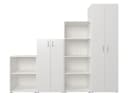 möbelando Büro-Set Trio 2345 Weiß 4-teilig Bild 1