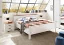 möbelando Bett Jasmin Landhausstil Beige Spanplatte Bild 2