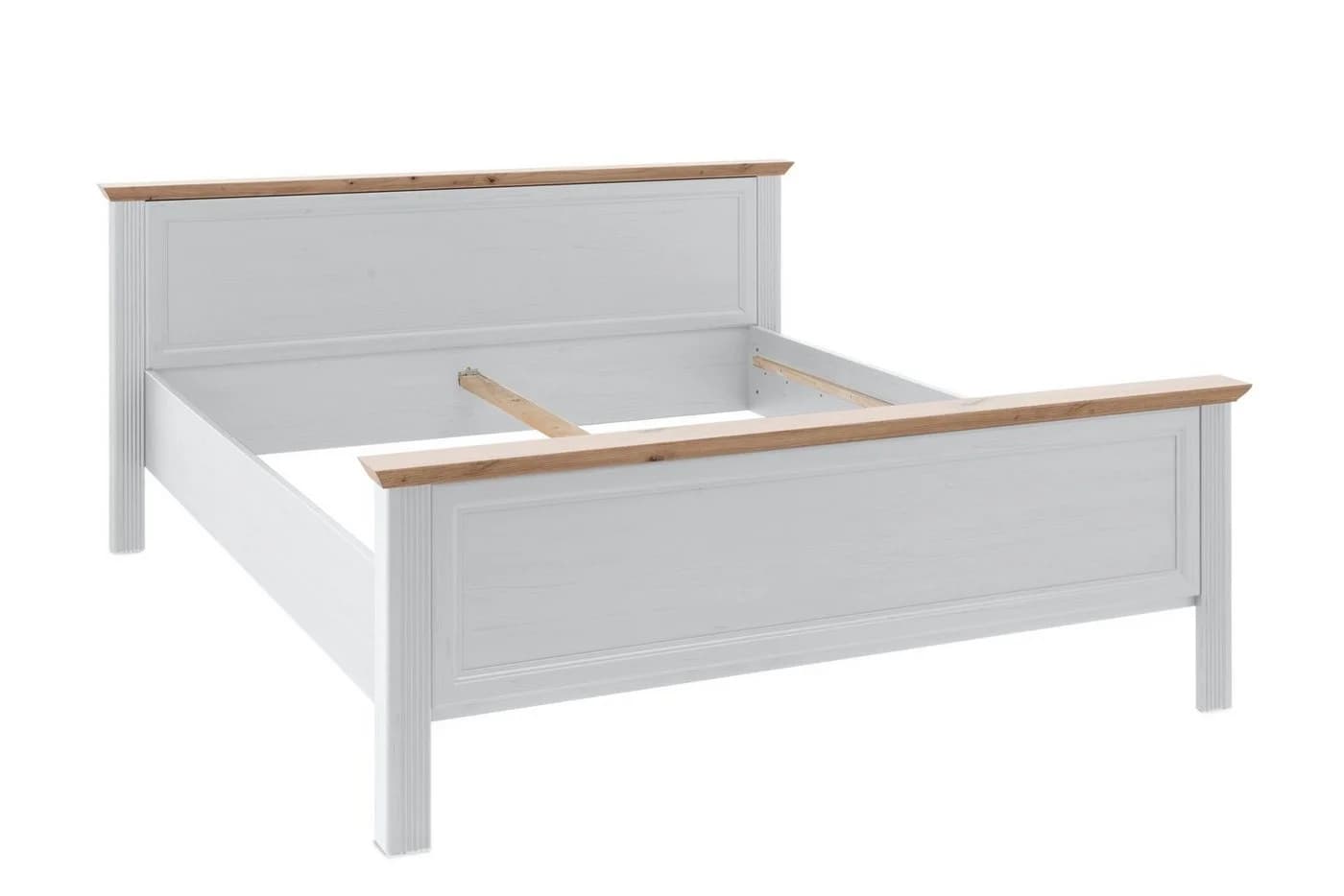 möbelando Bett Jasmin Landhausstil Beige Spanplatte - Bild 3