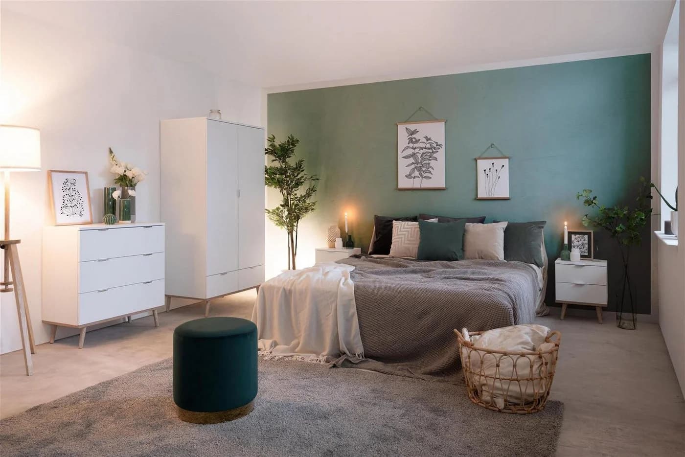 freiraum Nachtkonsole Göteborg Weiß - Bild 5
