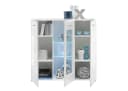 PREISBRECHER Highboard Ella Weiß Hochglanz Bild 4