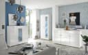 PREISBRECHER Highboard Ella Weiß Hochglanz Bild 5