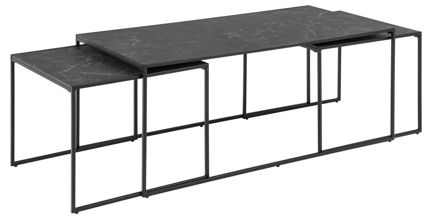 Industrial Satztisch aus MDF mit Melaminbeschichtung - Bild 2