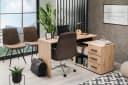 PREISBRECHER Schreibtisch Paracin Industrial Style mit Stauraum Bild 2