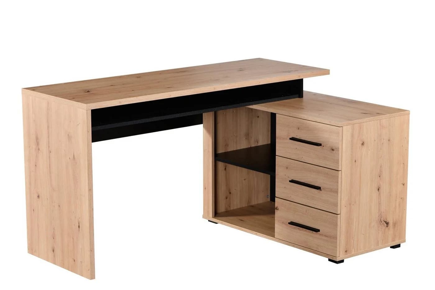 PREISBRECHER Schreibtisch Paracin Industrial Style mit Stauraum - Bild 3