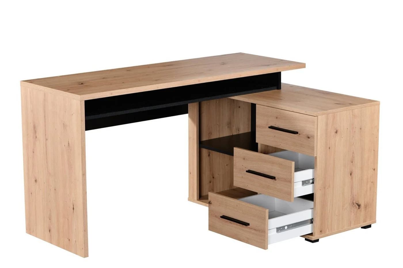 PREISBRECHER Schreibtisch Paracin Industrial Style mit Stauraum - Bild 4