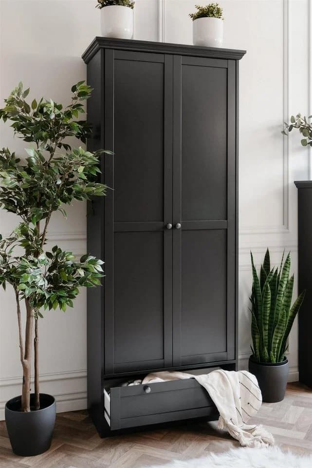 freiraum Mehrzweckschrank Vitoria Anthrazit mit Schubkasten - Bild 4