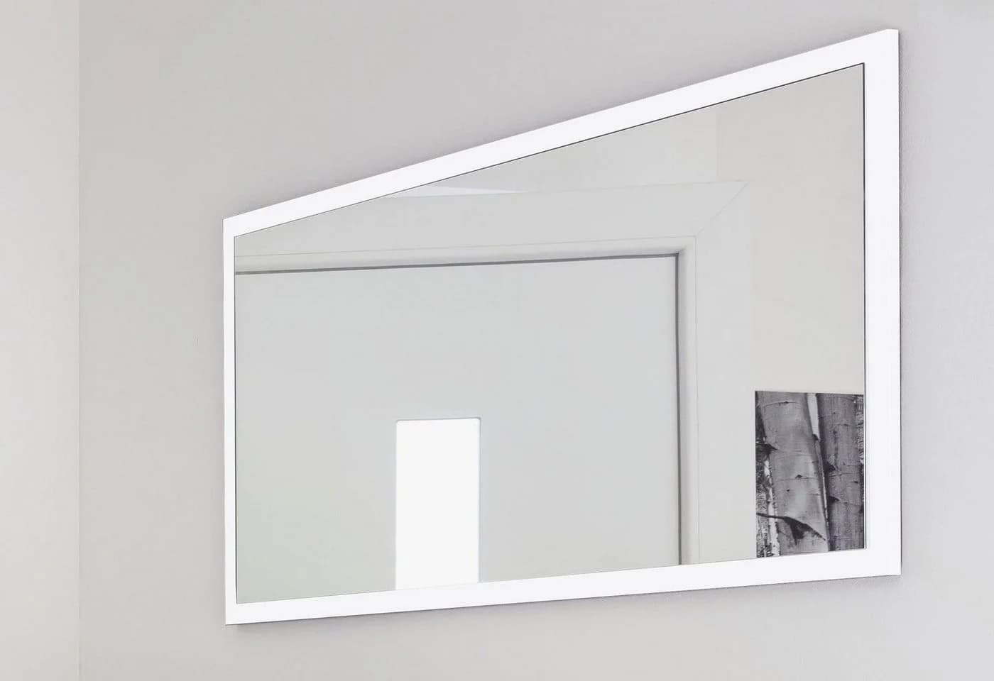 möbelando Wandspiegel Magione Weiß Hochglanz Modern - Bild 2