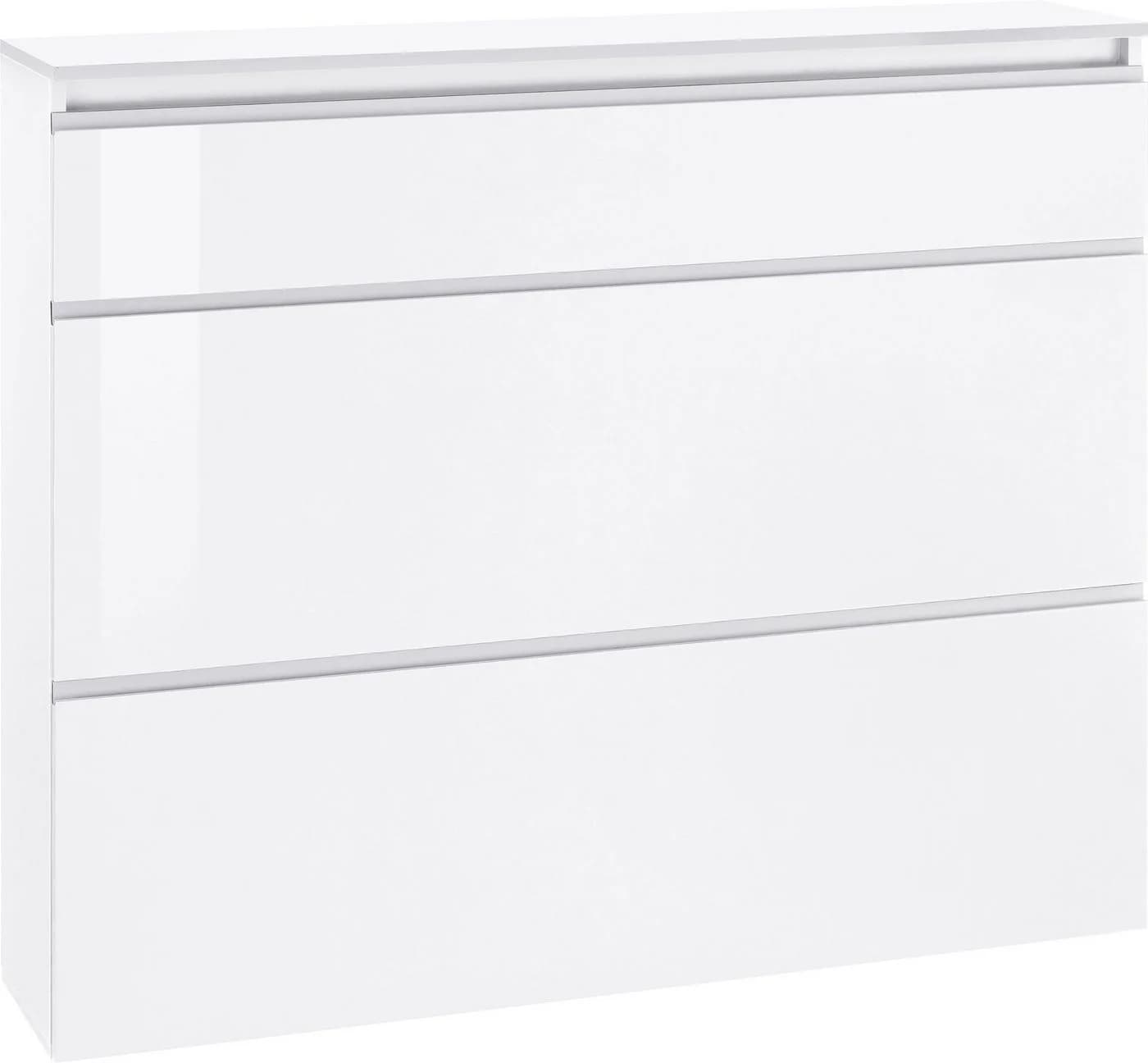 möbelando Schuhschrank Magione Weiß Hochglanz - Bild 2