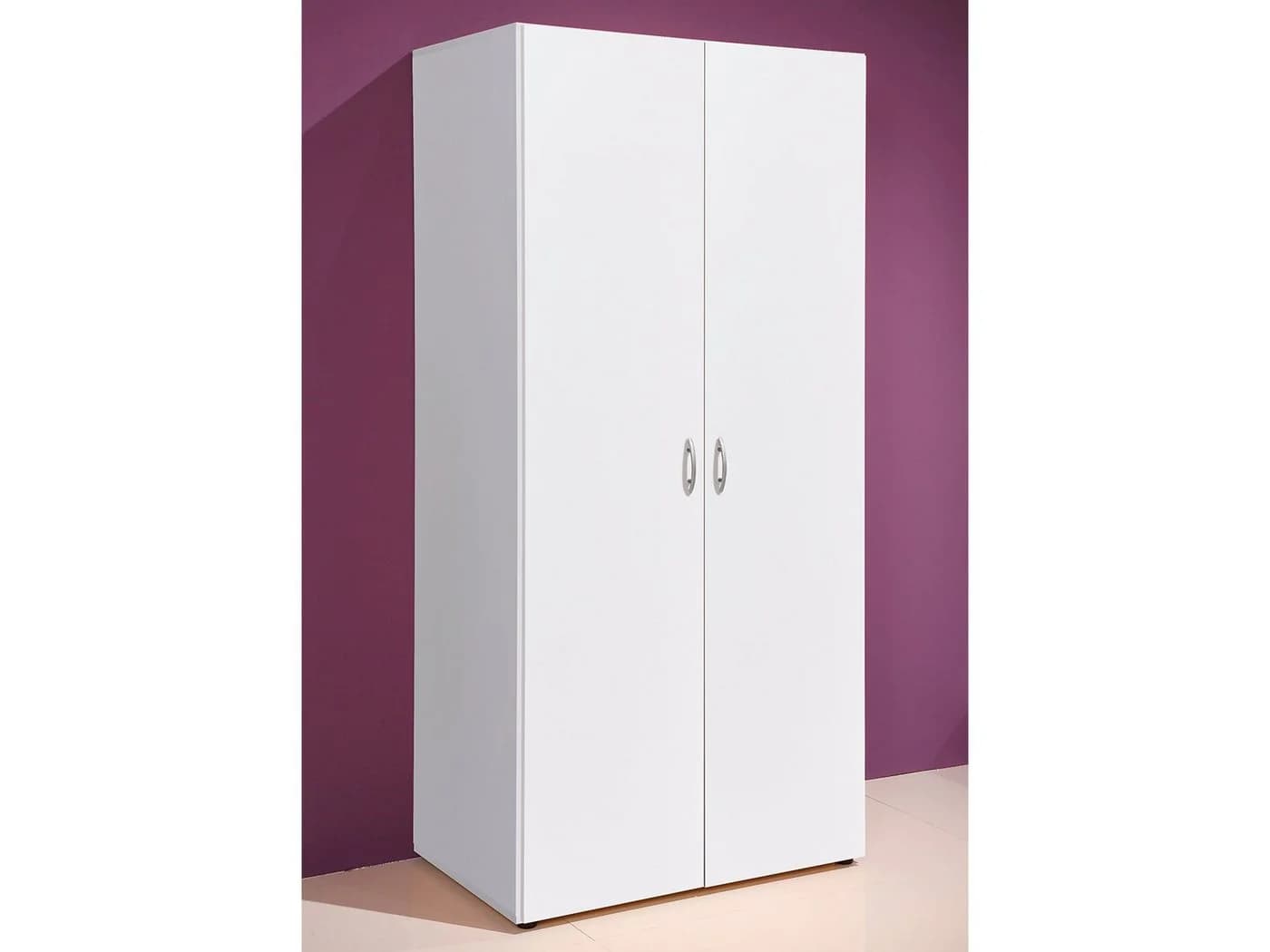 möbelando Kleiderschrank Hamina Weiß - Bild 3