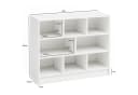 möbelando Bücherregal WL5.819 Weiß Bild 3